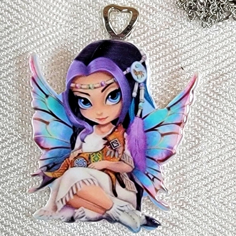 Fairy Pendant Necklace NEW